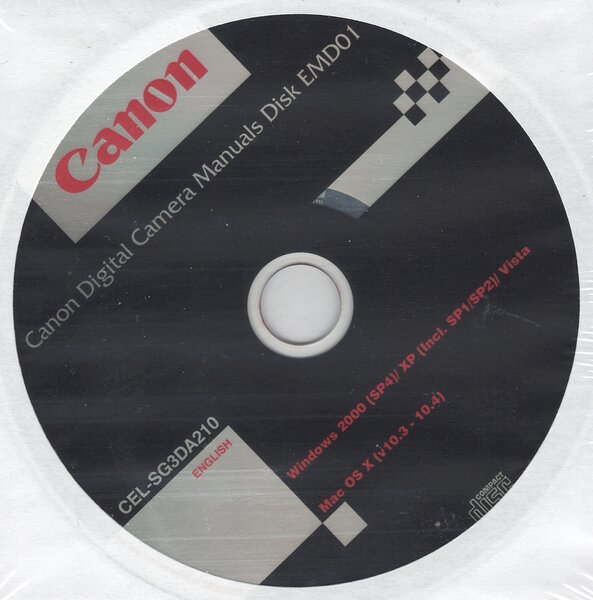 Gratuit pachet 2 discuri pentru Canon PowerShot A450/A460 SIGILAT